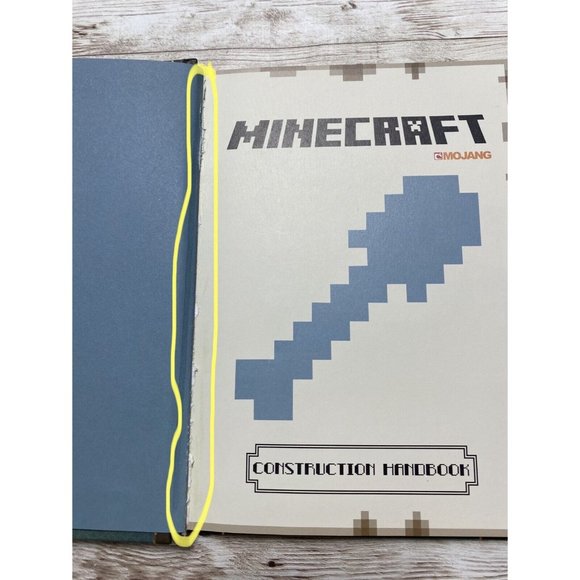 Mojang Hardcover Minecraft Construction Handbook, Sold as-is, Tips, Tricks, and - Picture 2 of 7